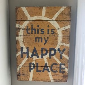Wall hanging This is  my Happy Place